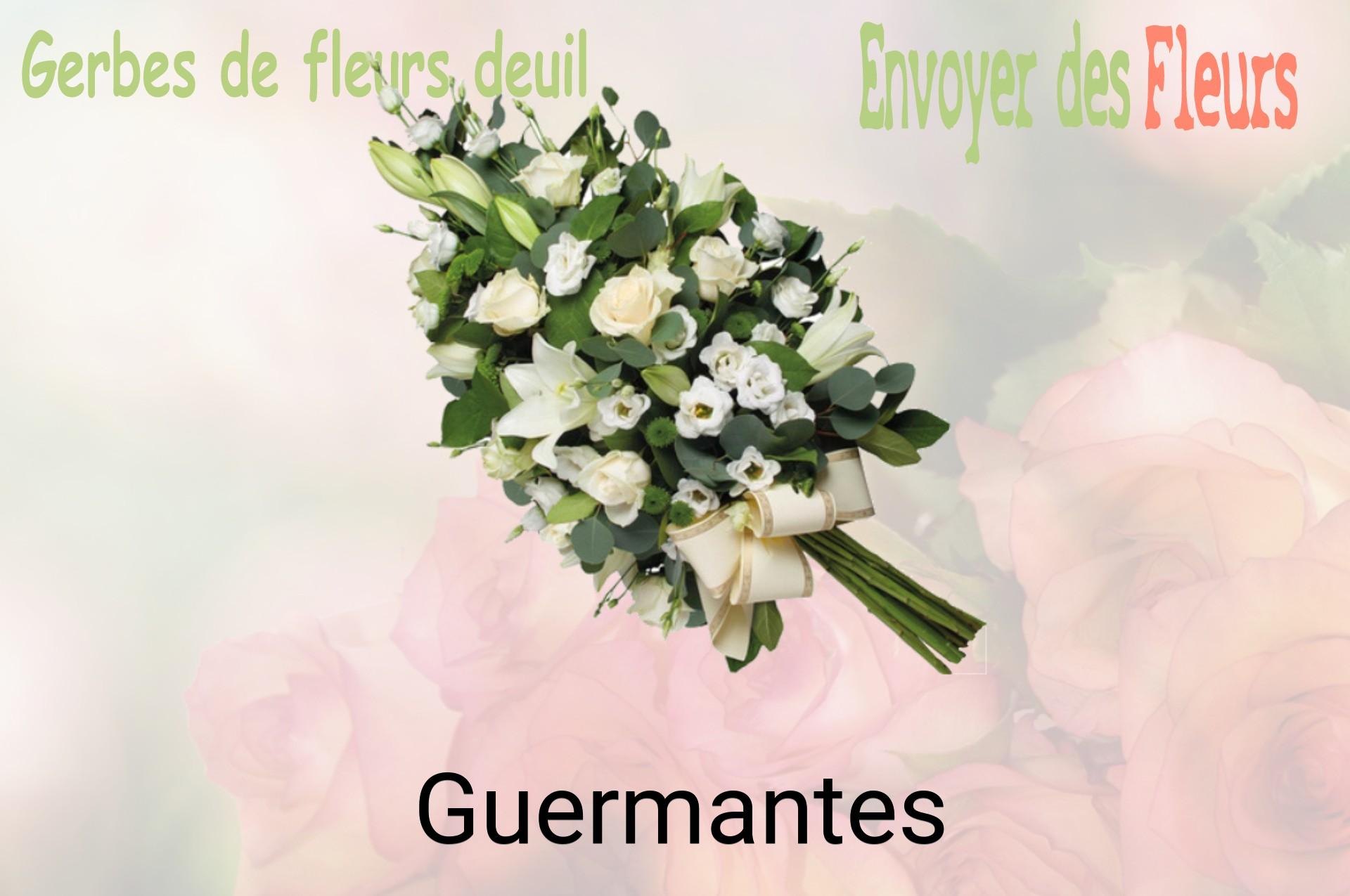 Gerbe de fleurs de deuil livrée à Guermantes